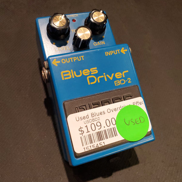 USED SPECIAL! - Boss Blues Driver Effects Pedal - USDBD2