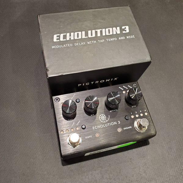 USED SPECIAL! - Pigtronix Echolution 3 Stereo Delay Pedal - USDECHOLUTION