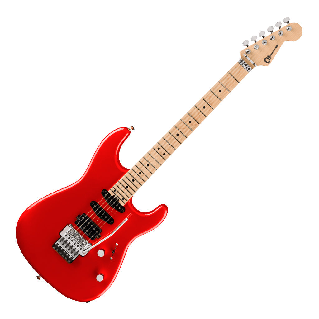 Charvel MJ San Dimas Style 1 Electric Guitar HSS FR M Maple in Metallic Red - 2925433552