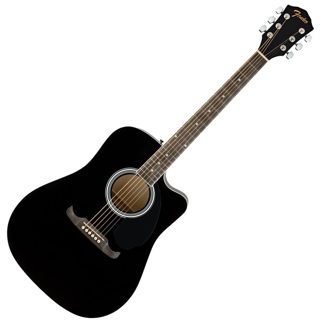 Fender FA-125CE Dreadnought Acoustic Electric Walnut in Black - 0972713506