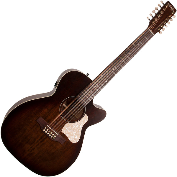Art & Lutherie Legacy 12 String Acoustic Electric Cutaway Presys II in Bourbon Burst - 051724