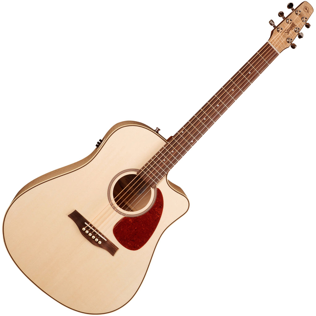 Seagull Performer Acoustic Electric Cutaway HG Presys II in Natural w/Bag - 052103