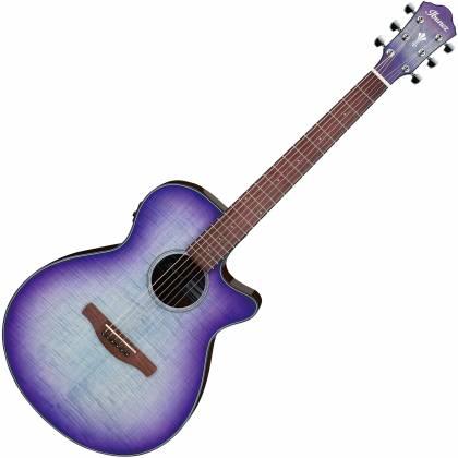 Ibanez Acoustic Electric Purple Iris Burst High Gloss  - AEG70PIH