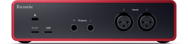 Focusrite Scarlett 2i2 USB Audio Interface 4th Gen - SCARLETT2I2MK4