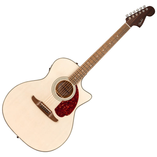 Fender California Deluxe Newporter Acoustic Electric CE Walnut in White Blonde - 0974690501