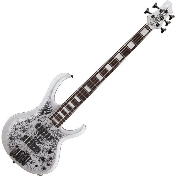 Ibanez BTB Standard 5 String Electric Bass in Silver Blizzard Matte - BTB25TH5SLM