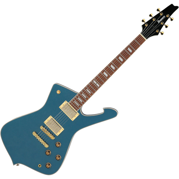 Ibanez Iceman Electric Guitar w/Bag in Antique Blue Metallic w/Bag - IC420ABM