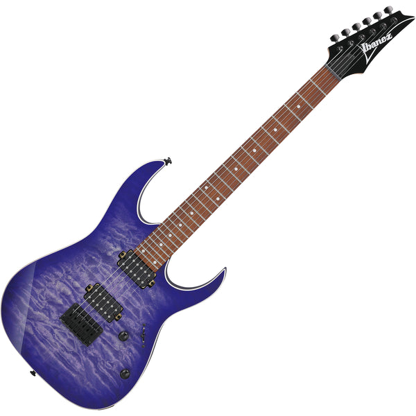 Ibanez RG Standard Electric Guitar in Cerulean Blue Burst - RG421QMCBB