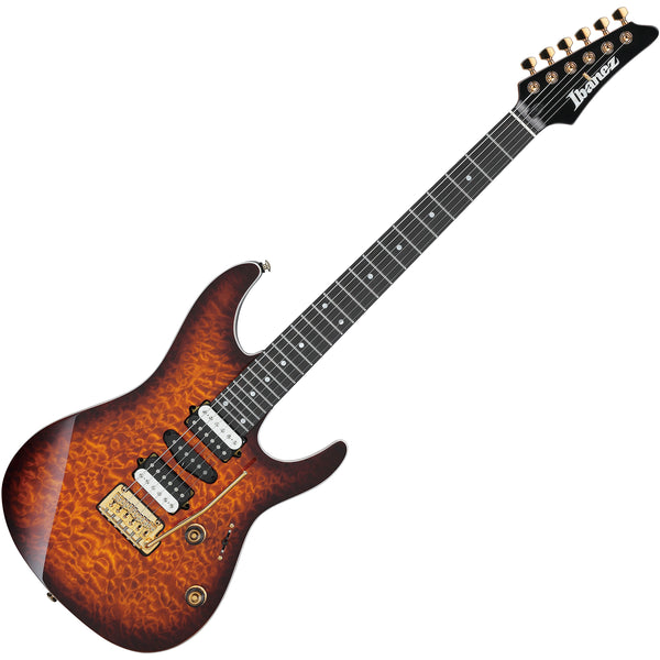 Ibanez AZ Premium Electric Guitar in Dragon Eye Burst w/Bag - AZ47P1QMDEB