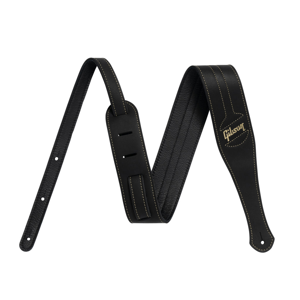 Gibson The Classic Leather Strap in Black - GGCLBLK