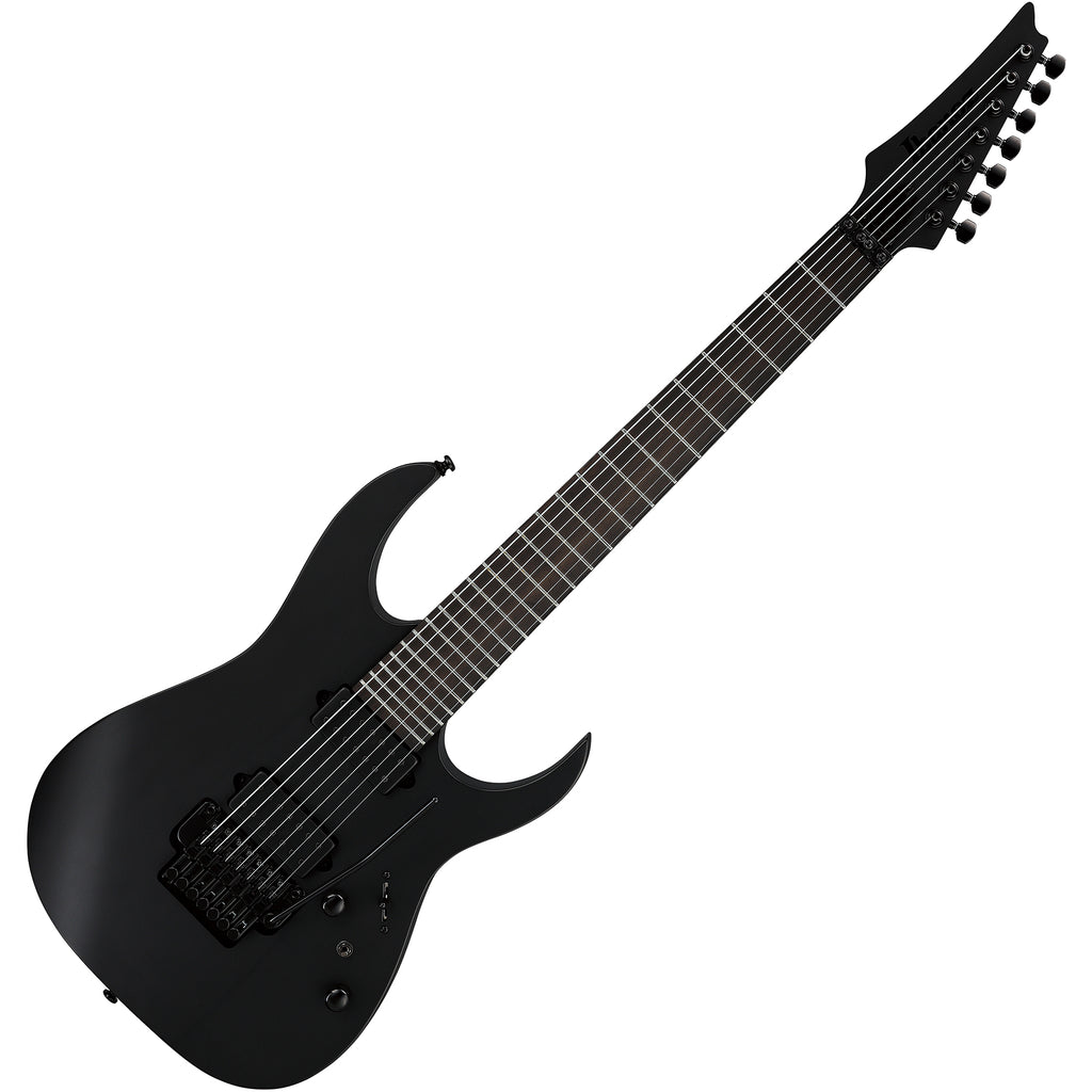 Ibanez RG Iron Label 7 String Electric Guitar in Black w/Bag - RGRB720BKF
