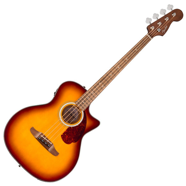Fender California Deluxe Kingman Electric Bass CE Walnut in Honey Sunburst - 0974790542