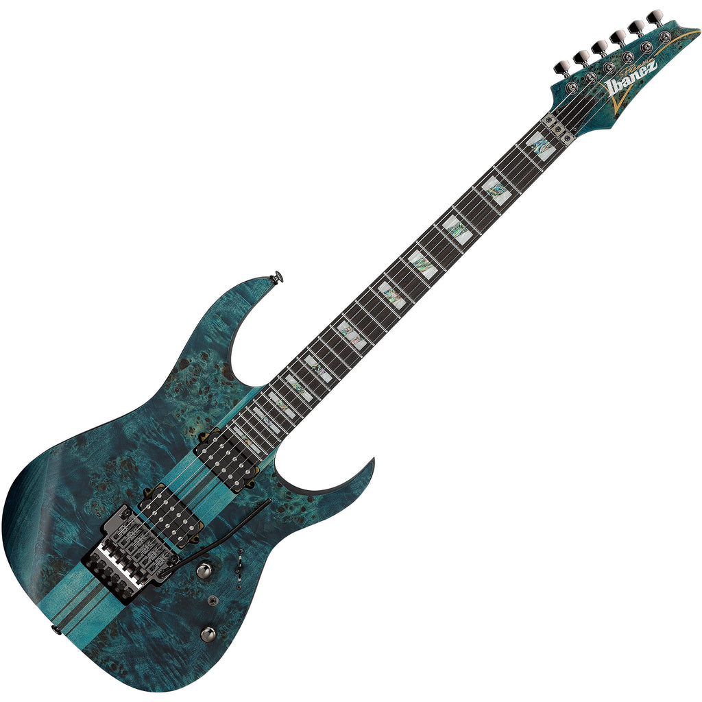 Ibanez RG Premium Electric Guitar in Cosmic Blue Low Gloss w/Bag - RGT1220PBKCOL