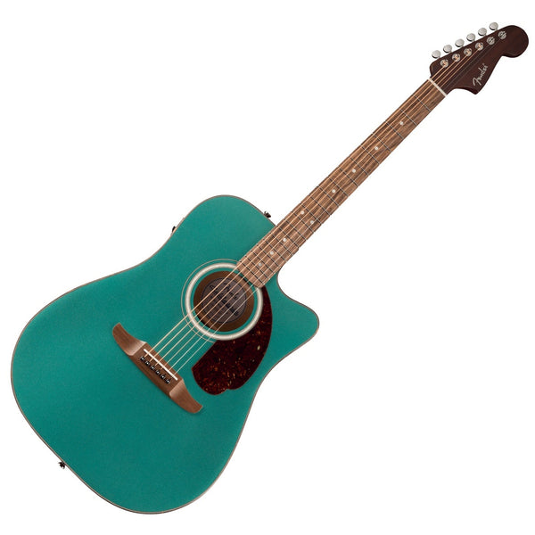 Fender California Deluxe Redondo Acoustic Electric CE Walnut in Sherwood Green - 0974620546