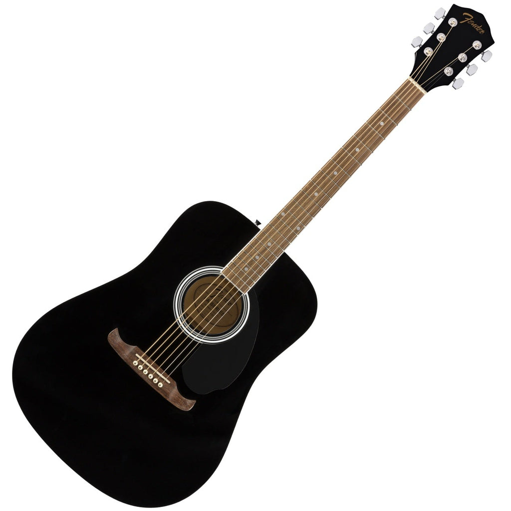 Fender FA-125 Dreadnought Acoustic Guitar Walnut in Black - 0971210706