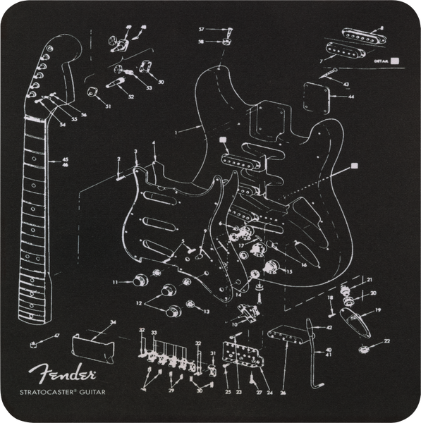 Fender Mousepad Exploded Strat - 9106108003