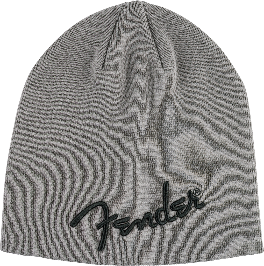 Fender Logo Beanie Charcoal Heather Gray One Size- 9106111708
