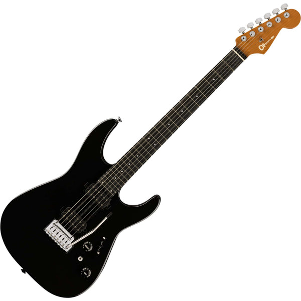 Charvel Pro-Mod DK24 Electric Guitar HH 2PT EB Ebony in Gloss Black - 2962411303
