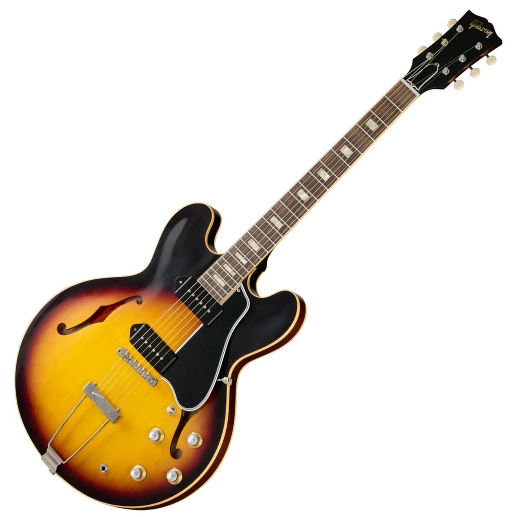 Gibson Custom Shop 1962 ES330 Reissue Hollow Body Electric Guitar in Vintage Burst w/Case - 62ES330VOVBNH