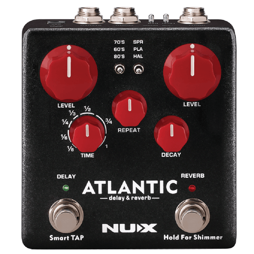 NUX Delay and Reverb effects Pedal - ATLANTICNUX