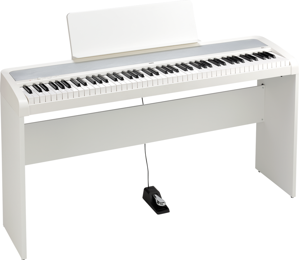 Korg 88 Key Digital Piano 12 Selected Sounds in White| Stand Included - B2PLUSSPWH
