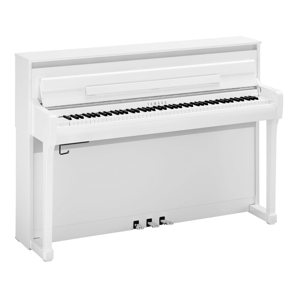 Yamaha Clavinova CLP Series Digital Piano w/Bench in Polished White - CLP885PWH