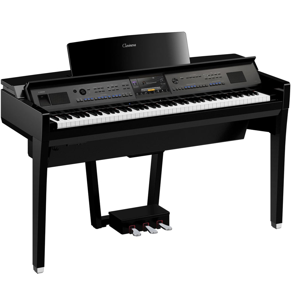 Yamaha Clavinova CVP Series Digital Piano w/Bench in Polished Ebony - CVP909PE