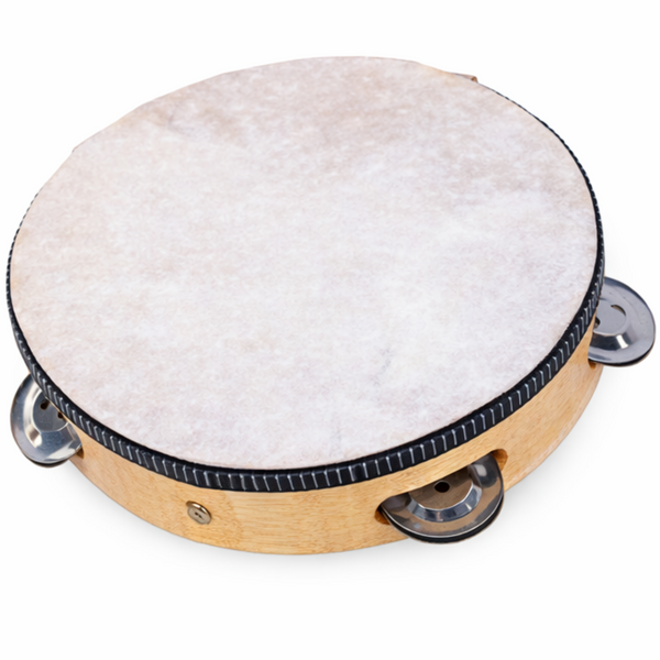 Mano Tambourine 8 Inch w/Calfskin Head - MPT68H