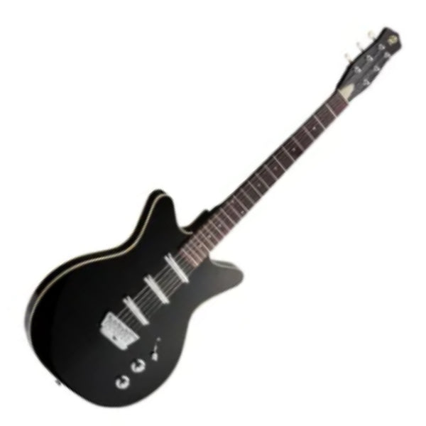 Danelectro Triple Divine 59 Electric Guitar in Black-D593DBLACK