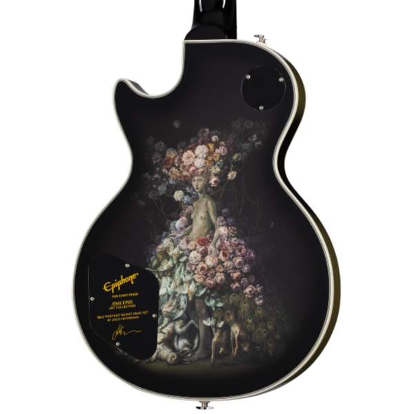 Epiphone Adam Jones Les Paul Electric Guitar "Not Dead Yet" in Antique Silverburst w/Case - EILPCAJV3ASBNH