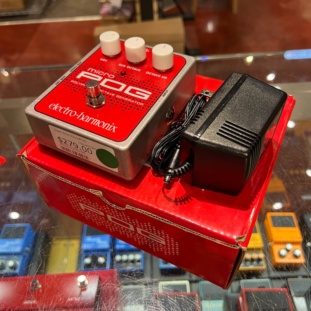 USED SPECIAL! Electro-Harmonix MicroPOG Octave Effects Pedal - USDMICROPOG