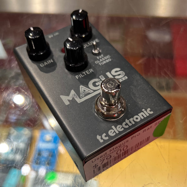 USED SPECIAL! t.c.electronics Magus Pro Rat Style Distortion Effects Pedal - USDMAGUS