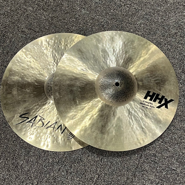 USED SPECIAL! Sabian HHX Complex Medium Hi Hats 14"Cymbals - USDHHXCOMPLEX14