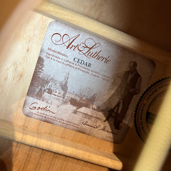 USED SPECIAL! Art & Lutherie Legacy CW QIT Acoustic Electric in Natural - USD14866