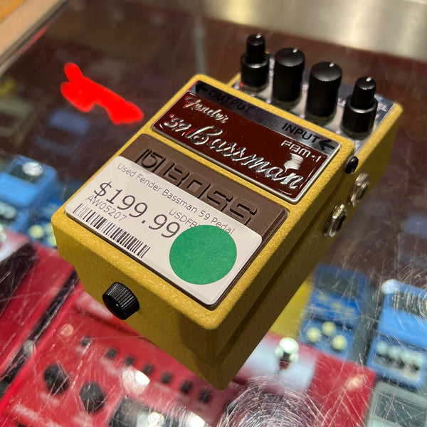 USED SPECIAL! BOSS FBM-1 Fender 1959 Bassman Overdrive Effects Pedal - USDFBM1