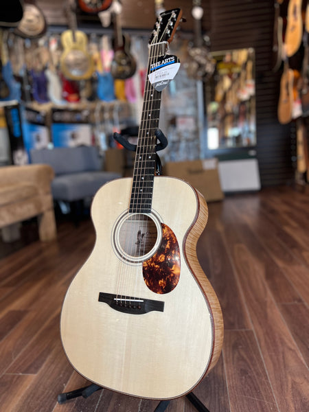 Boucher OM Studio Goose Private Stock Acoustic Guitar Flame Maple AAAA Adirondack Spruce w/Case - PSSG161