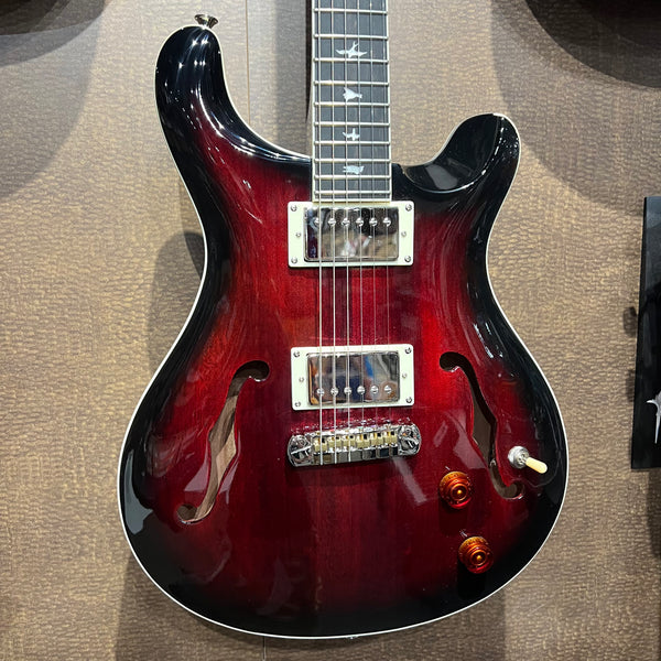 USED SPECIAL! PRS SE Hollowbody Standard Electric Guitar in Fire Red Burst w/Case - USDHBECBFR
