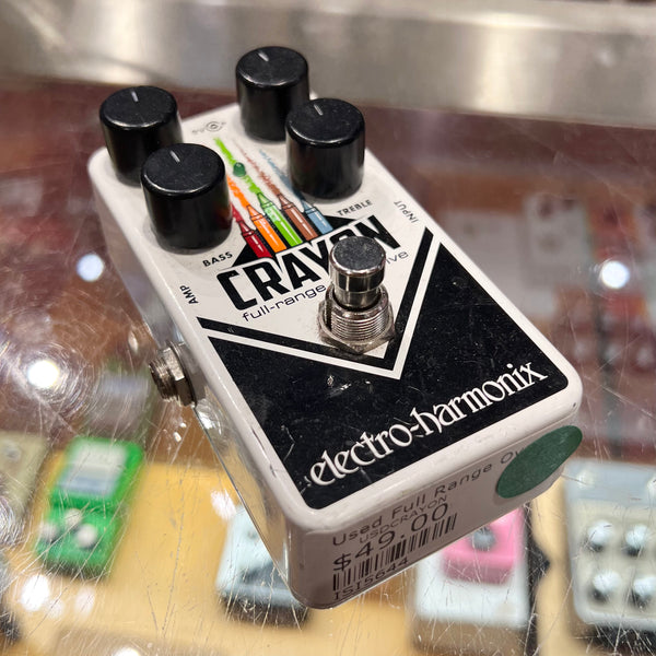 USED SPECIAL! ElectroHarmonix Full Range Overdrive Pedal - USDCRAYON