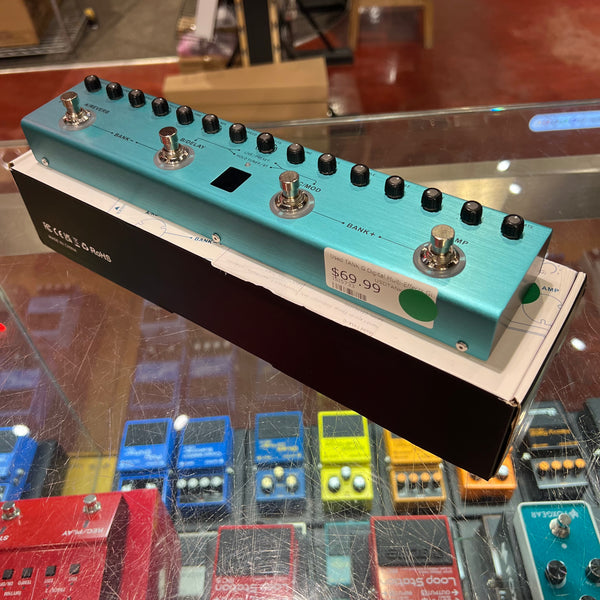 USED SPECIAL! M-VAVE TANK G Digital Multi-Effects Guitar Effects Pedal w/Rechargeable Battery - USDTANKG