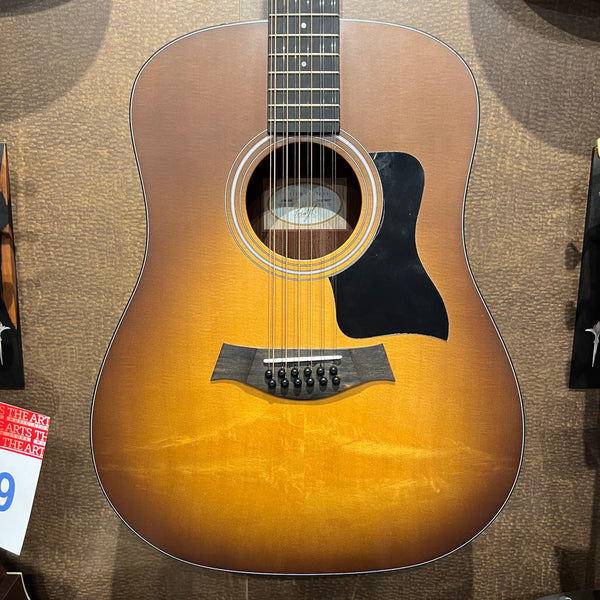 USED SPECIAL! Taylor 2021 150e 12-String Dreadnought Acoustic Electric in Sunbrust w/Gigbag - USD150ESB