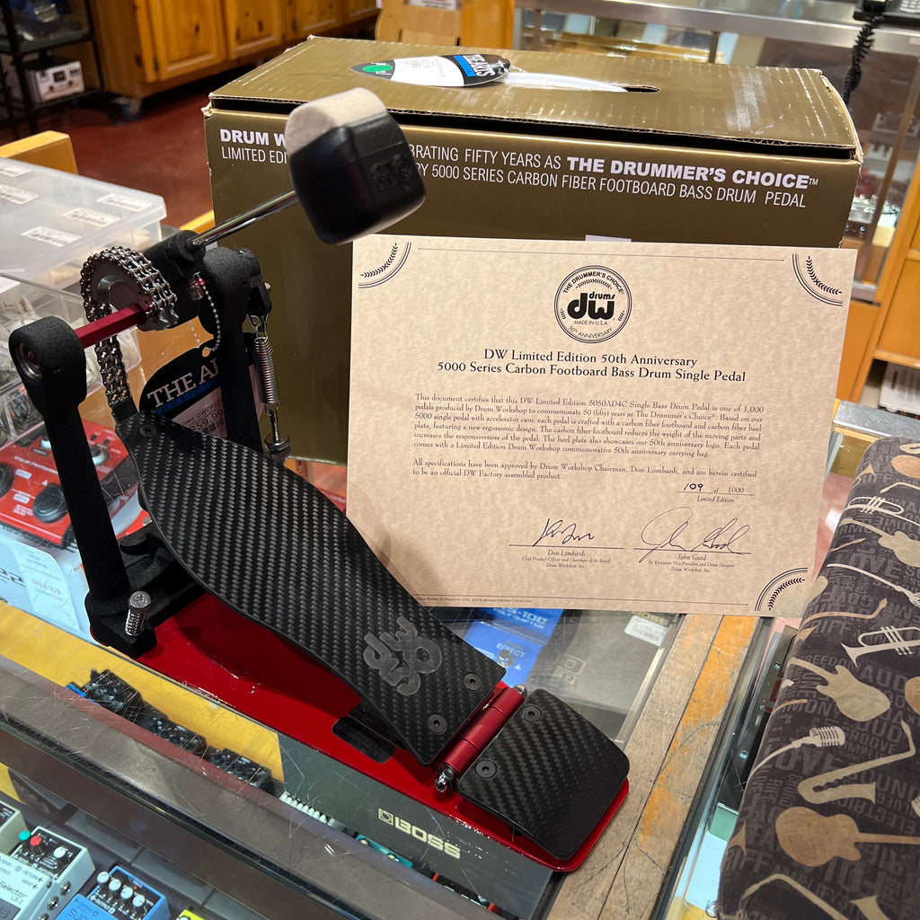 USED SPECIAL! DW 5000 Series 50th Anniversary Single Bass Drum Pedal - USD5050AD4C