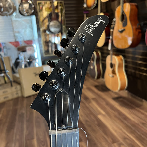 USED SPECIAL! Gibson 2001 Explorer Gothic Electric Guitar in Satin Black w/Case - USDGIBSONGOTHIC