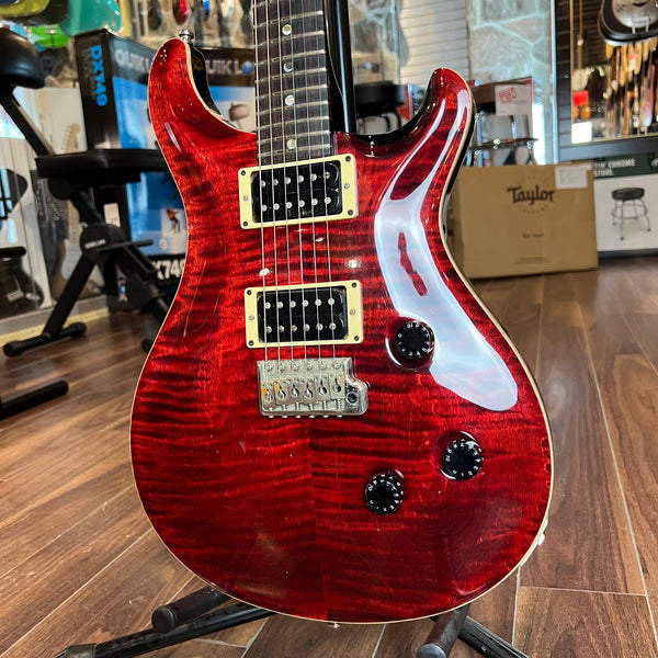 USED SPECIAL! PRS 1996 Custom 24 Electric Guitar in Black Cherry w/Case - USD1996CUSTOM24