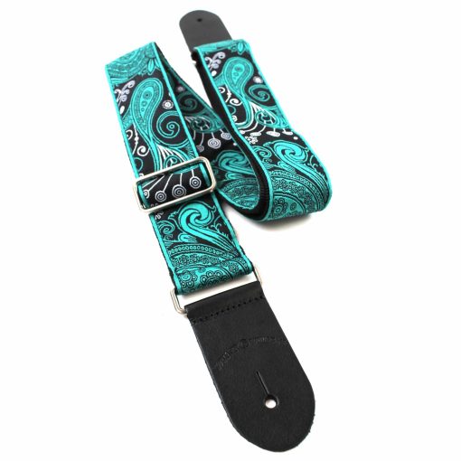 Funky and Wild Guitar Purse Straps – Teal In Love