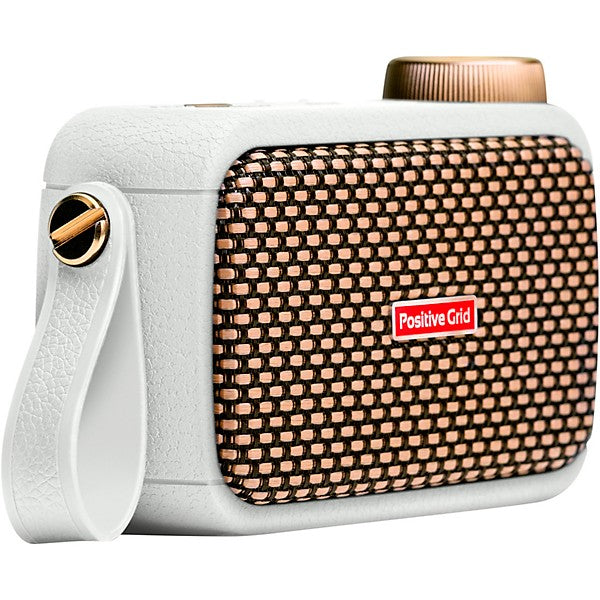 Positive Grid Spark GO Portable Smart Guitar Amplifier Bluetooth Speaker in Pearl White - SPARKGOPRL