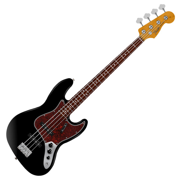 Fender VIntera II 60s Jazz Electric Bass Rosewood in Black - 0149230306