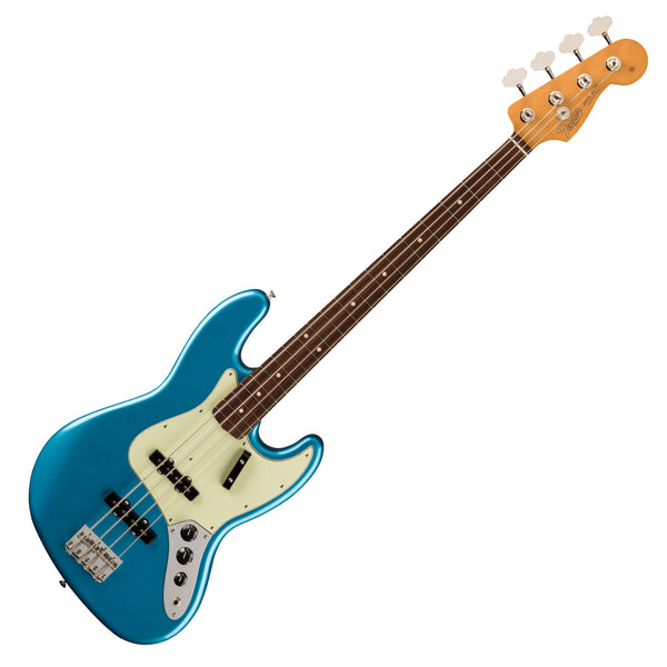 Fender VIntera II 60s Jazz Electric Bass Rosewood in Lake Placid Blue - 0149230302