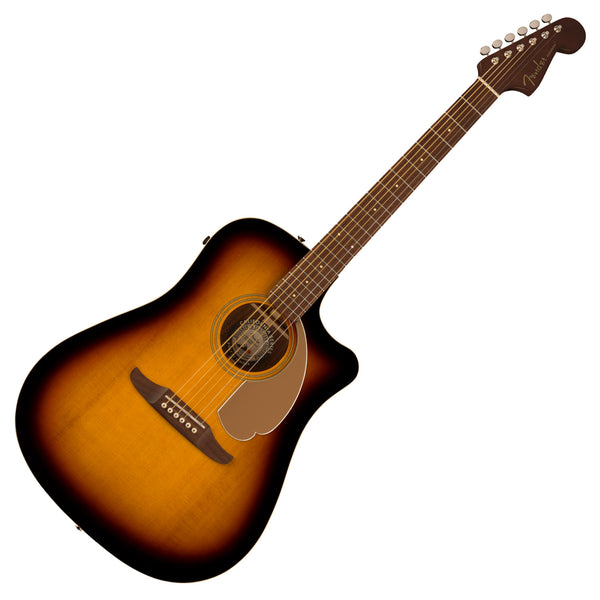 Fender Redondo Player Acoustic Electric in Sunburst Walnut Fingerboard - 0970713503