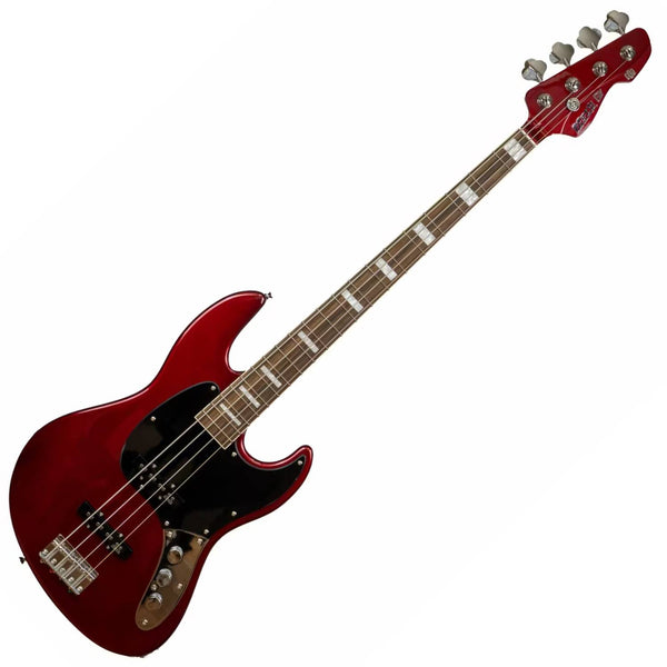 MarkBass GV GLOXY GOG Series Electric Bass Rosewood Matching Headstock in Red Passion w/Gig Bag - MGGV4GOCRPCRRW
