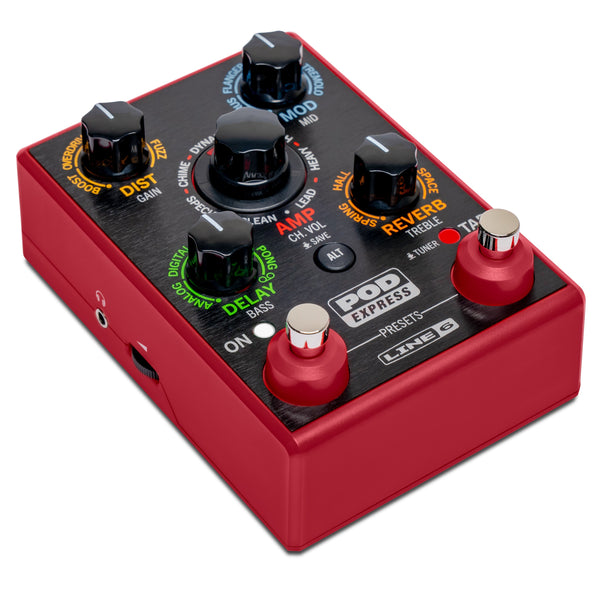 Line 6 Pod Express Multi Effects Pedal for Guitar - PODEXPRESSGTR